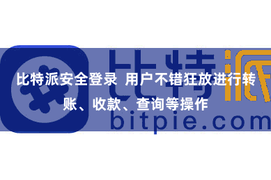 比特派安全登录  用户不错狂放进行转账、收款、查询等操作