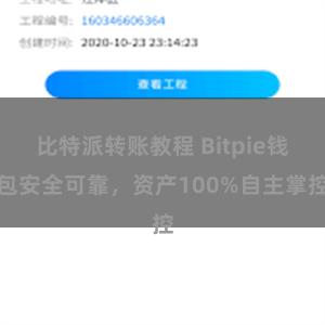 比特派转账教程 Bitpie钱包安全可靠，资产100%自主掌控