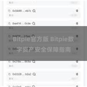 Bitpie官方版 Bitpie数字资产安全保障指南