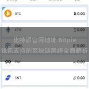 比特派官网地址 Bitpie钱包支持的区块链网络全面解析