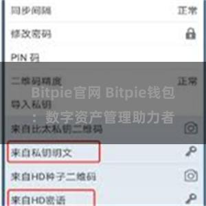 Bitpie官网 Bitpie钱包：数字资产管理助力者