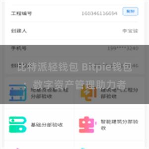 比特派轻钱包 Bitpie钱包：数字资产管理助力者