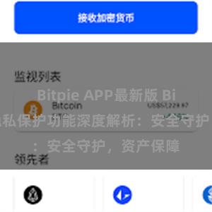 Bitpie APP最新版 Bitpie钱包隐私保护功能深度解析：安全守护，资产保障