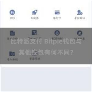 比特派支付 Bitpie钱包与其他钱包有何不同？