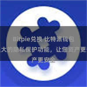 Bitpie兑换 比特派钱包：强大的隐私保护功能，让您资产更安全