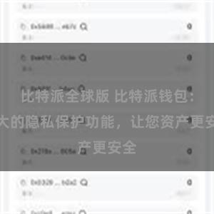 比特派全球版 比特派钱包：强大的隐私保护功能，让您资产更安全