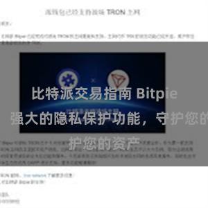 比特派交易指南 Bitpie钱包：强大的隐私保护功能，守护您的资产