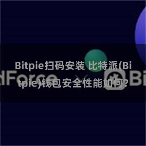 Bitpie扫码安装 比特派(Bitpie)钱包安全性能如何？