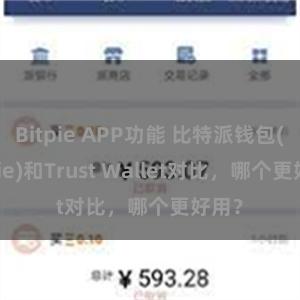 Bitpie APP功能 比特派钱包(Bitpie)和Trust Wallet对比，哪个更好用？
