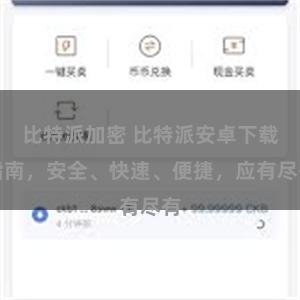 比特派加密 比特派安卓下载指南，安全、快速、便捷，应有尽有