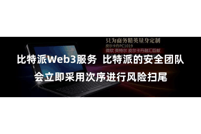 比特派Web3服务  比特派的安全团队会立即采用次序进行风险扫尾